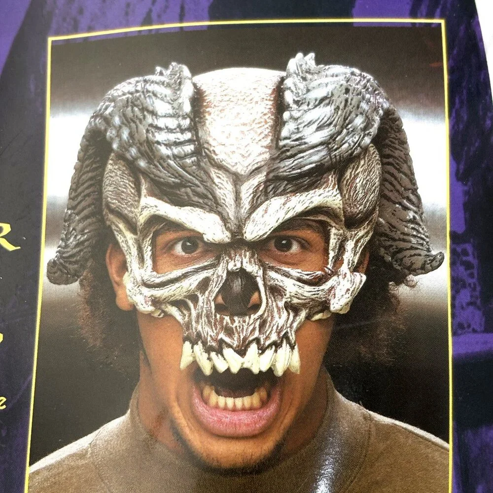 Ram Warrior Vinyl Cap Mask Fright Asylum NWT NOS VTG